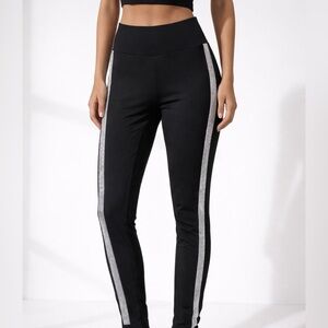 Aliceblue  Women's Black Rhinestone Embellished Pants